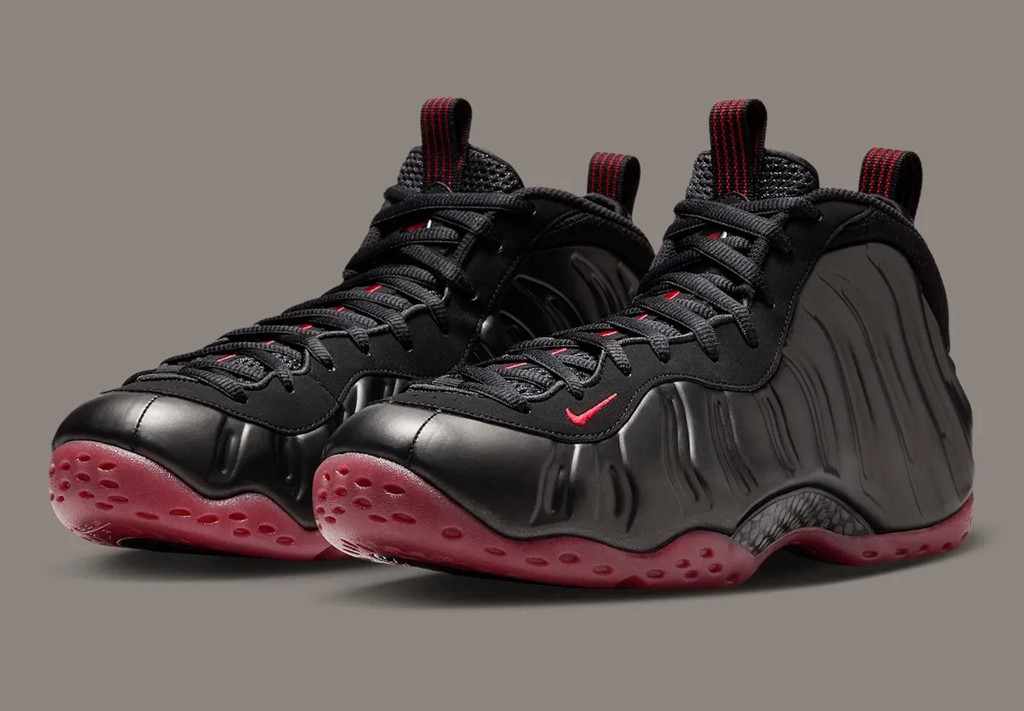 Nike,Air Foamposite One,Cough  日期终于有了！「黑红喷」官图曝光！