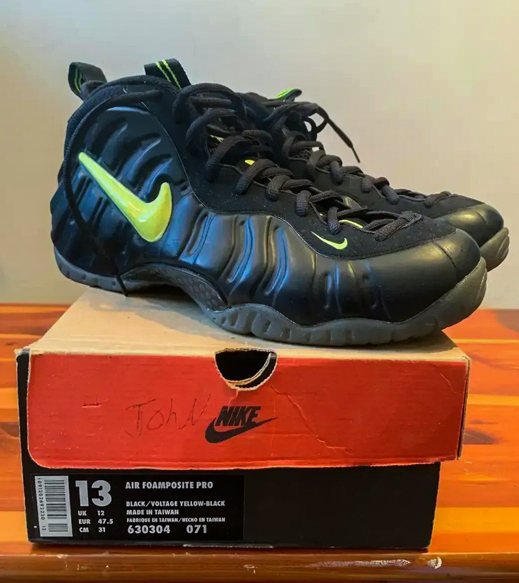 Nike,Air Foamposite Pro,Voltag  元年配色回归！Nike「黑黄泡」有新消息了！