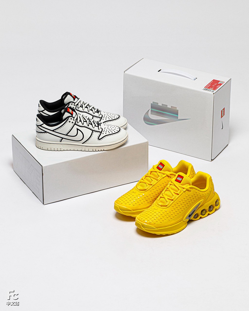 LEGO,乐高,Nike  LEGO x Nike 又出了 2 款积木！你打几分？