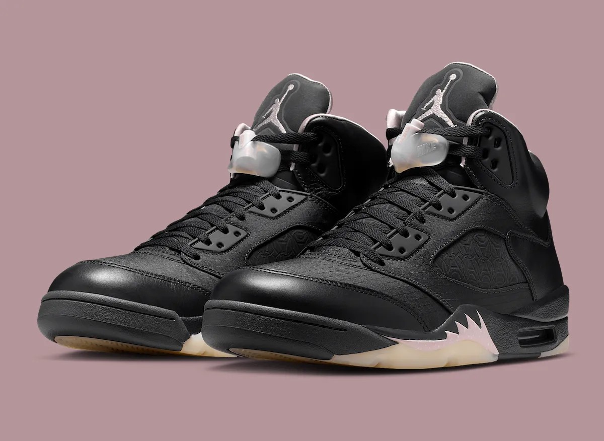 PSG,Air Jordan 5,HQ3004-001  大巴黎 x AJ 官图曝光！细节超丰富！