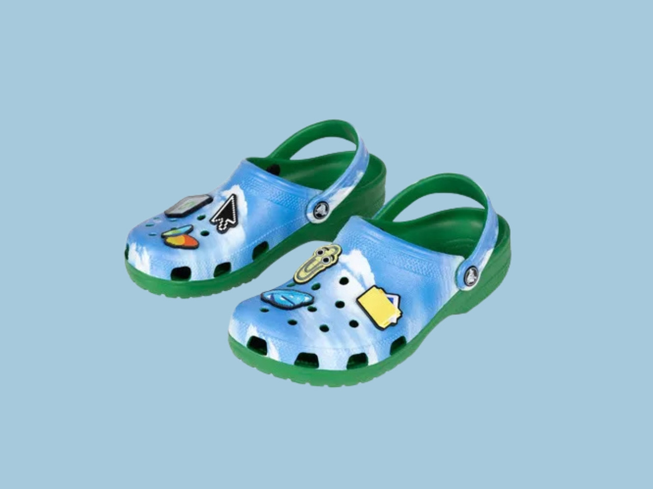 微软,Crocs,居然,联名,了,再现,经典,桌面,  微软 x Crocs 居然联名了！再现 XP 经典桌面！