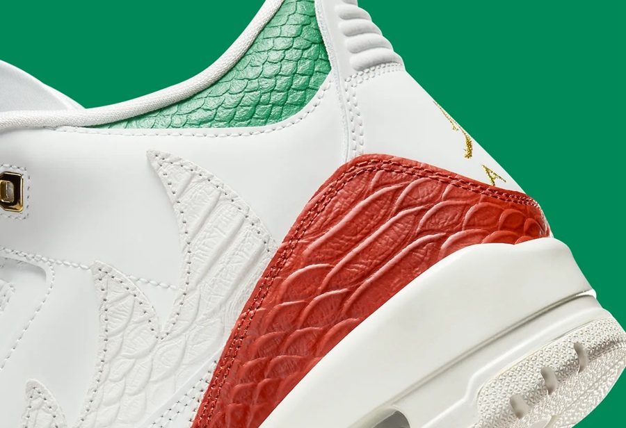 AJ,Air Jordan 3 Mexico,El Vuel  特殊鞋面造型！长这样的 AJ3 不多见！