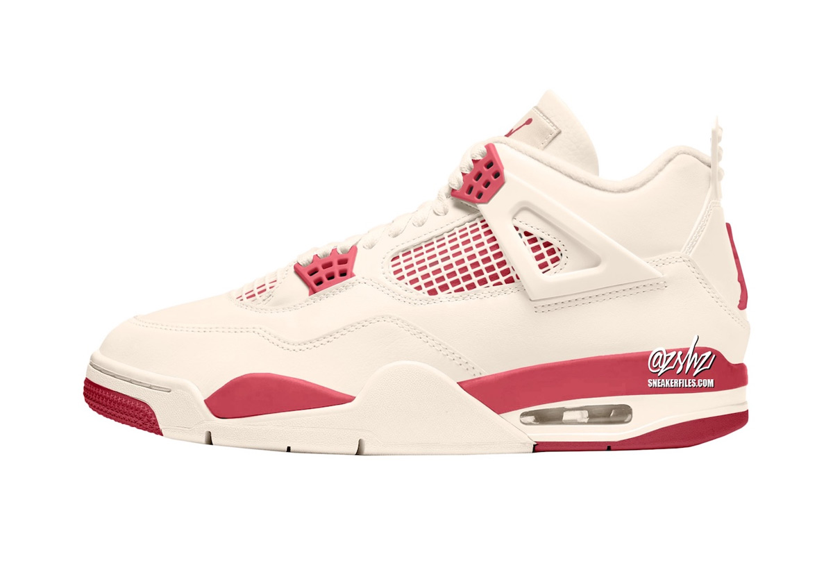 HV0823-108,AJ4,Air Jordan 4  AJ4「新白红」实物图片首次曝光！日期是…