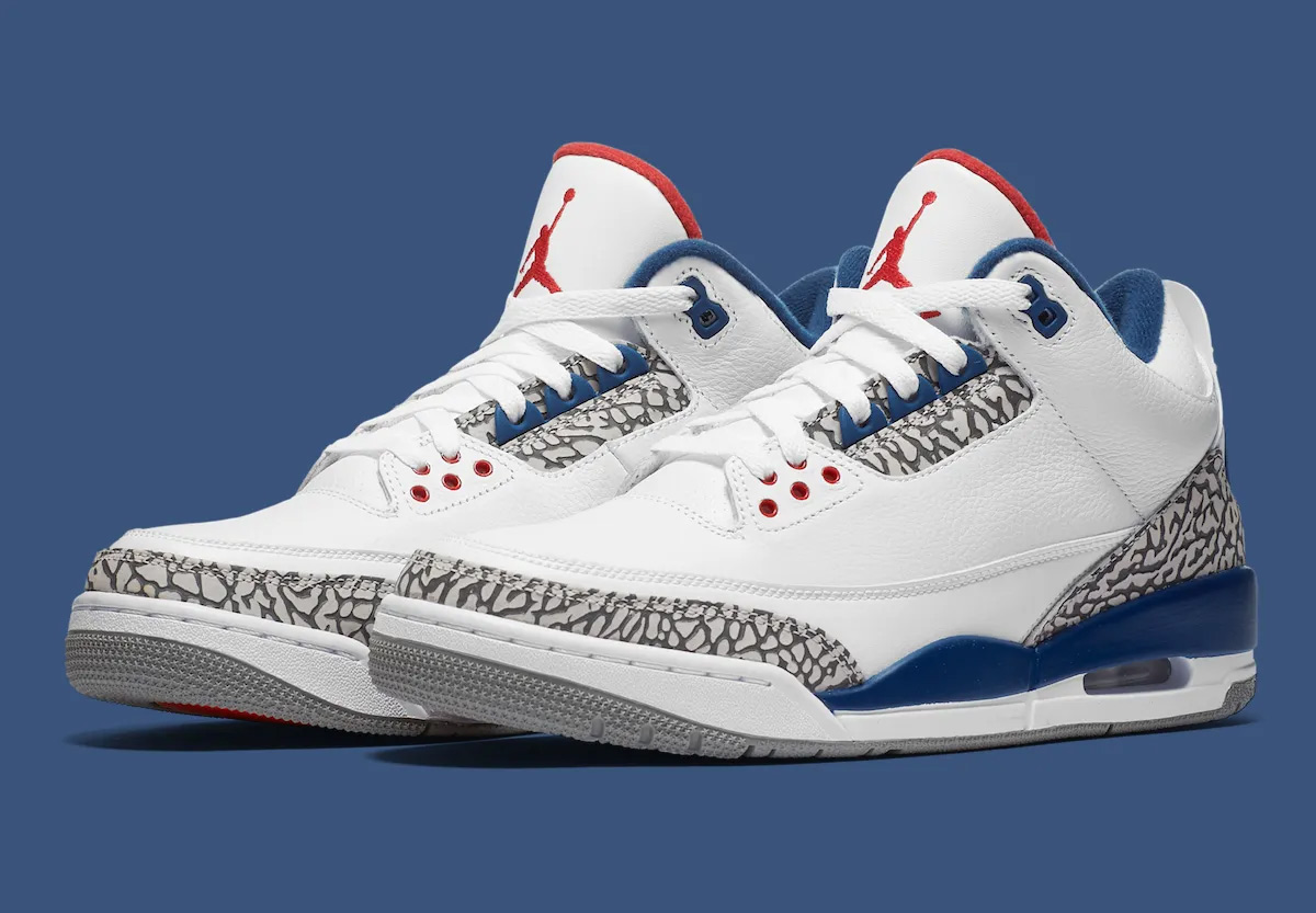 AJ3,Air Jordan 3,True Blue  时隔十年！又一款 OG 元年配色 AJ3 要回归了！