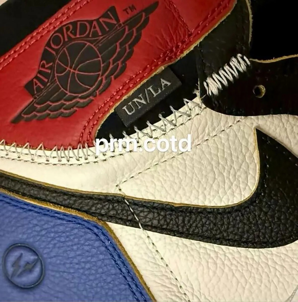 fragment design,Union,Air Jord  货量泄露！Union x 闪电 AJ1 最新实物！