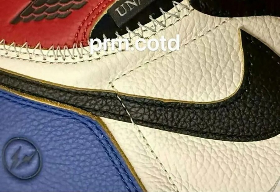 fragment design,Union,Air Jord  货量泄露！Union x 闪电 AJ1 最新实物！