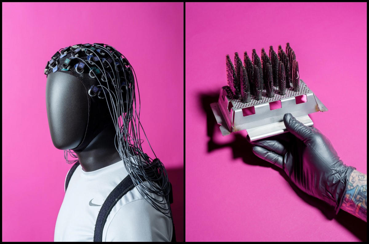 Nike,Mind 001,HQ4307-003  酷似 Cybertruck！Nike「新拖鞋」自带按摩功效？！