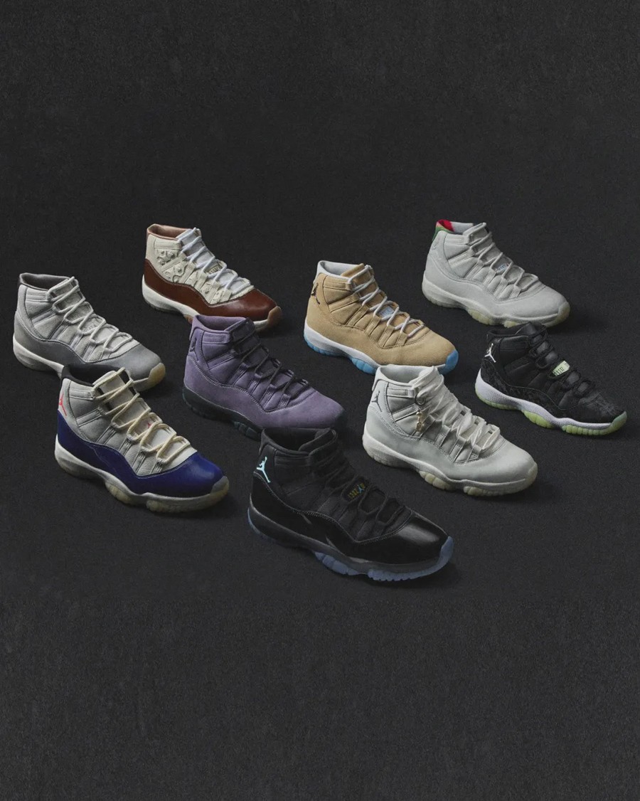 Air Jordan 11  AJ11「三十周年」官宣 9 款配色！中国限定首次曝光！