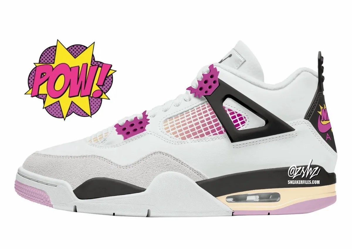 AJ,Air Jordan 4,Comic,IO2362-1  漫画 AJ4 首次曝光！这设计头一次见！