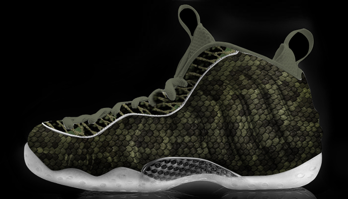 snake foamposite