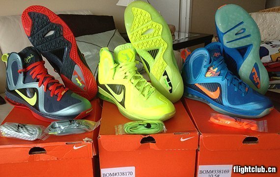 sample  LeBron 9 SAMPLE版球鞋 eBay 现身