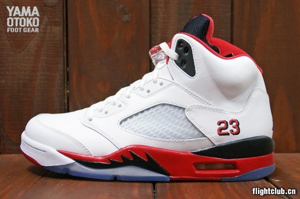 Air,Jordan,5,Retro,火焰红,市售 AJ5火焰红136027-120 发售提醒：AIR JORDAN 5 Fire Red