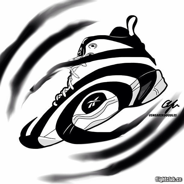 球鞋插画欣赏（Sneakerdoo  球鞋插画欣赏（Sneakerdoodles作品）