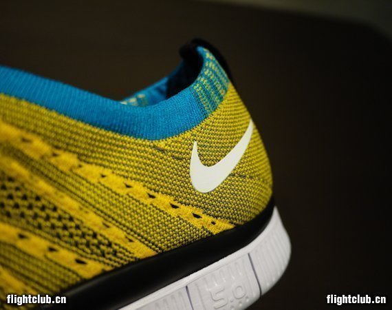 Nike,Free,Flyknit,HTM,SP,旅程黄  Nike Free Flyknit HTM SP 旅程黄/淡木炭/荧光蓝 现已发售