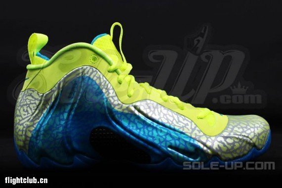 Nike,Flightposite,Exposed,蓝/荧  Nike Flightposite Exposed 蓝/荧光色/银灰 实物新图