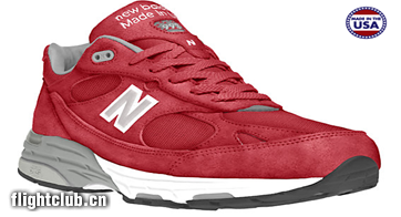 全新配色,王者风范,New,B  New Balance 993中国红限量珍藏版闪亮登场