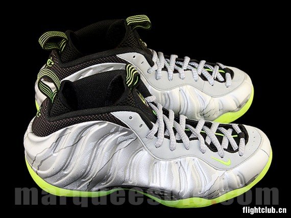 Nike,Foamposite,One,银灰/荧光  Nike Foamposite One 银灰/荧光色发售信息