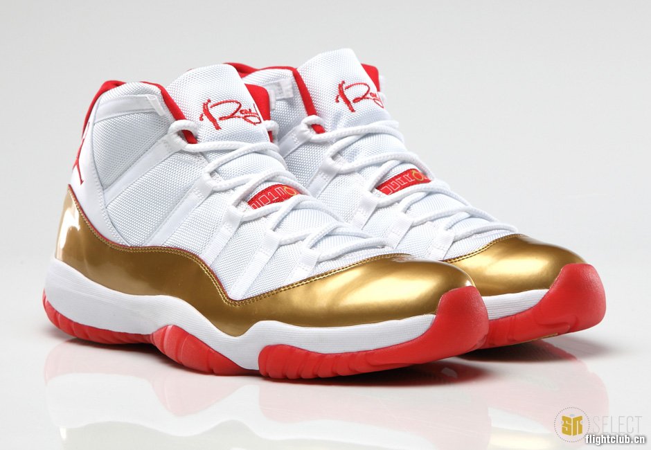 雷阿伦专属Air,Jordan,11,Tw  雷阿伦专属Air Jordan 11 'Two Rings' Championship PE