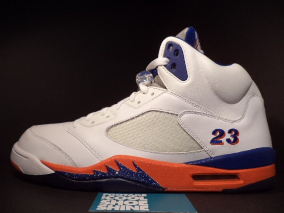 Air,Jordan,5,昆廷理查德森  Air Jordan 5 昆廷理查德森/尼克斯队主场PE 实物图赏