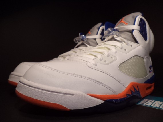 Air,Jordan,5,昆廷理查德森  Air Jordan 5 昆廷理查德森/尼克斯队主场PE 实物图赏