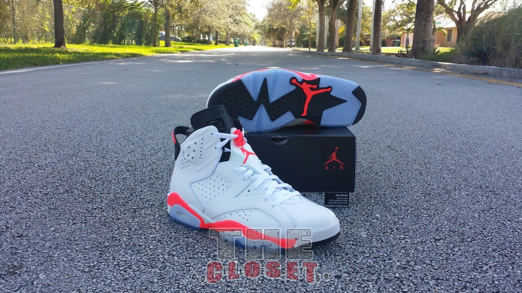 Air,Jordan,6,＂Infrared＂发售 AJ6樱木花道 Air Jordan 6 ＂Infrared＂ 更多实物图片欣赏