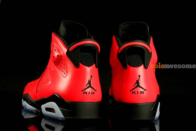 球鞋资讯,球鞋新闻,时尚杂 AJ6大红384664-623 Air Jordan 6 ＂Toro/Infrared 23＂清晰实物图赏