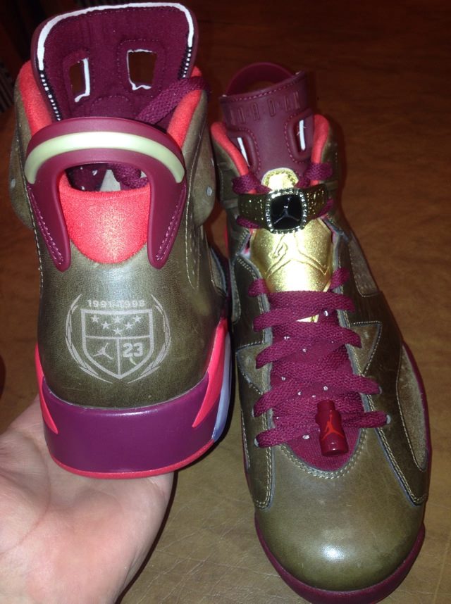 Air,Jordan,6,冠军雪茄,样品图  Air Jordan 6 "冠军雪茄"配色实物图赏