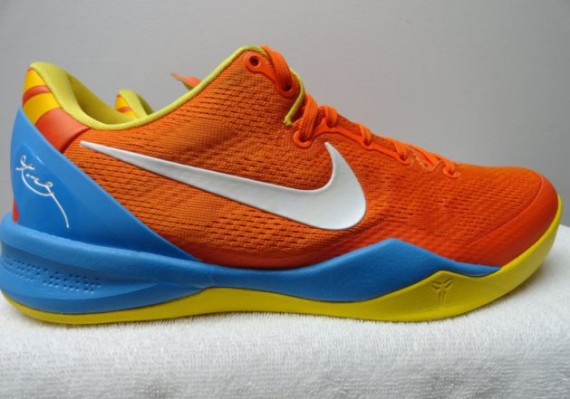 Nike,Kobe,8,未市售橙/黄/蓝  Nike Kobe 8 未市售橙/黄/蓝PE 实物图赏