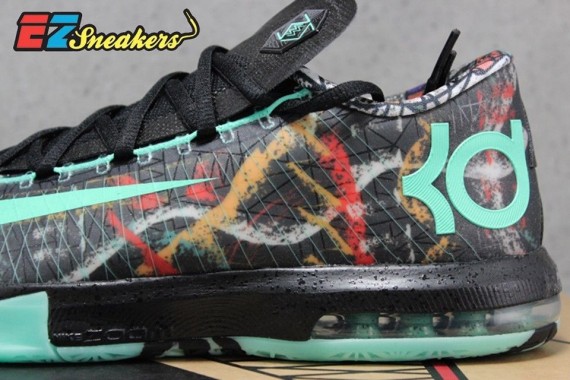 Nike,KD,6,全明星/幻觉,实物  Nike KD 6 全明星/幻觉 实物图赏