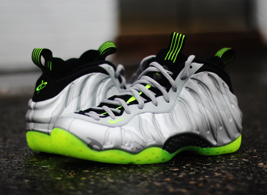 Nike,Air,Foamposite,One,银/荧光  Nike Air Foamposite One "3M Camo" 美图欣赏