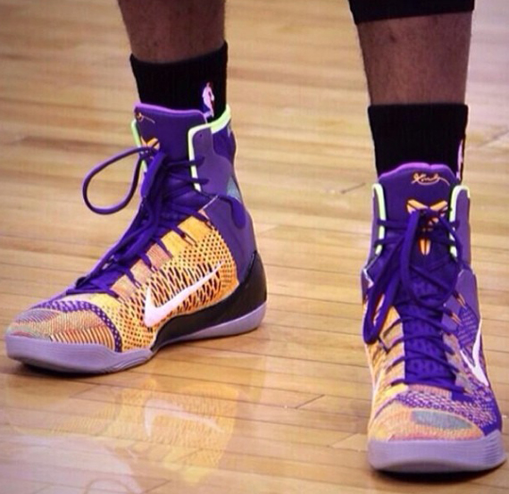 PJ,Tucker上脚Nike,Kobe,9,Elit  PJ Tucker上脚Nike Kobe 9 Elite “Lakers” PE