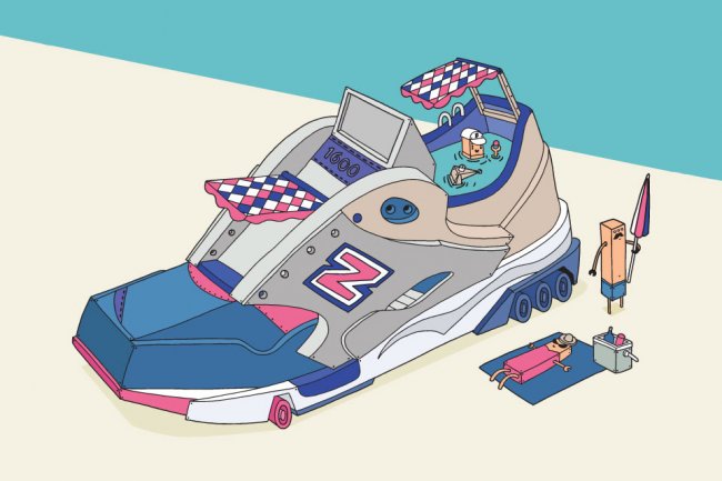 new balance 来自罗马尼亚的著名插画师ghica popa 再度推出球鞋
