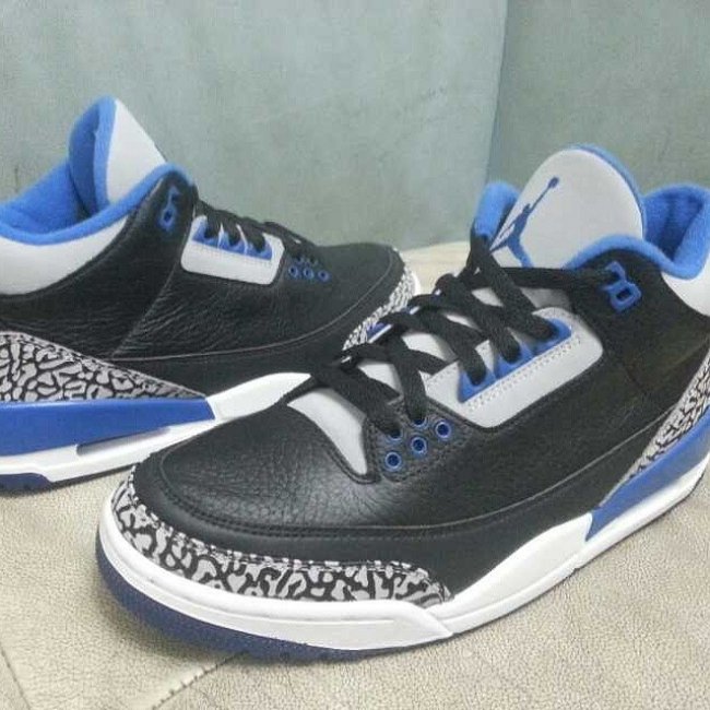 Air,Jordan,3,Retro“Sport,Blue” AJ3 136064-007 Air Jordan 3 “Sport Blue” 运动蓝配色全新实物图赏