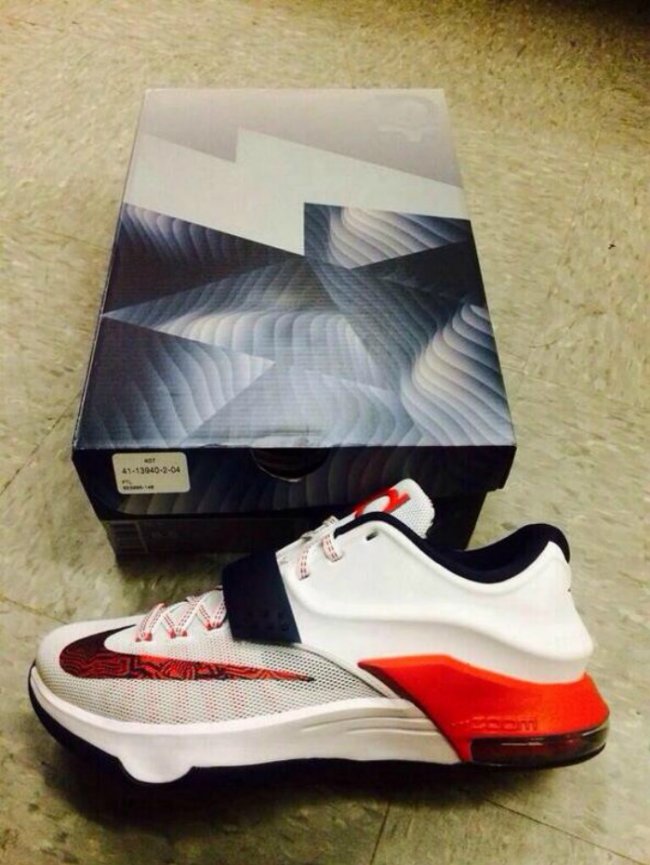 Nike,KD,7“USA”,开箱图  KD7 “USA” 美国独立日配色实物图赏