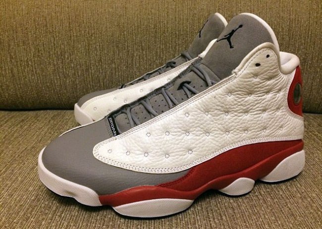 球鞋资讯,球鞋新闻,时尚杂 AJ13灰头 Air Jordan 13 “Grey Toe” 2014 实物新照