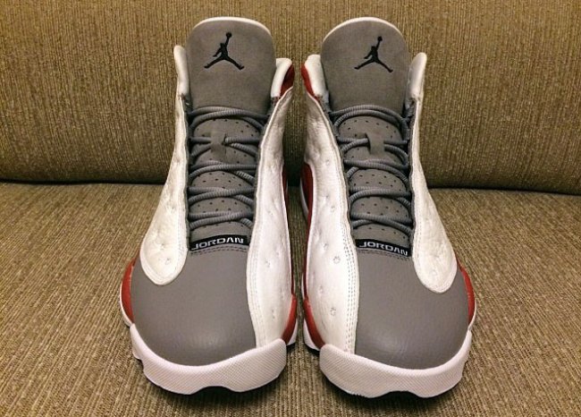 球鞋资讯,球鞋新闻,时尚杂 AJ13灰头 Air Jordan 13 “Grey Toe” 2014 实物新照