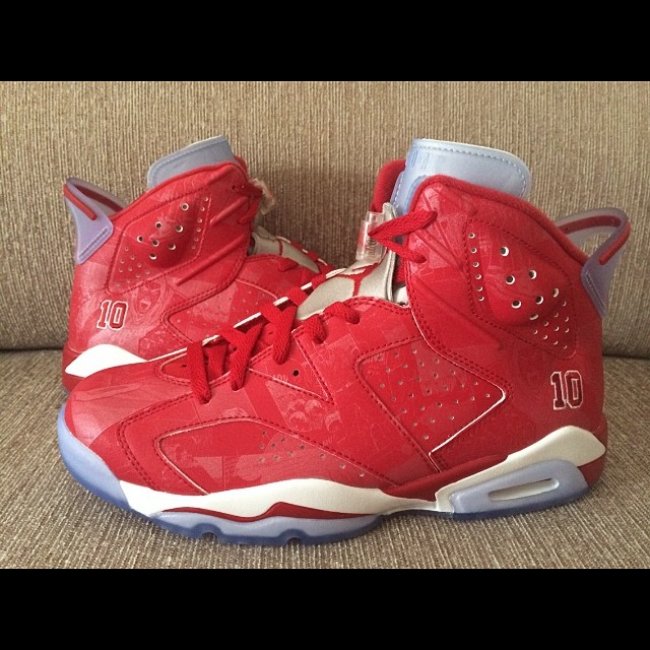 樱木加持——Air,Jordan,6 AJ6灌篮高手发售717302-600 Air Jordan 6 “Slam Dunk” 全新细节图赏