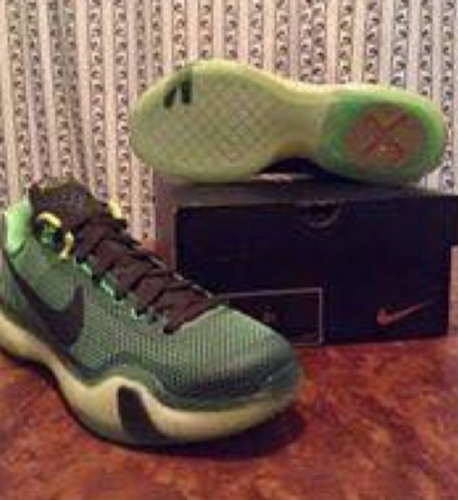 球鞋资讯,球鞋新闻,时尚杂  Kobe 10 "Green Vino" 新色亮相