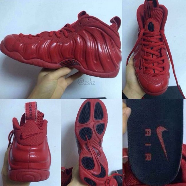 Nike,Air,Foamposite,Pro,红色十 624041-603红泡 Nike Air Foamposite Pro "Red October" 亮相