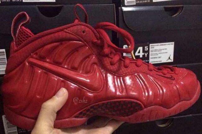 Nike,Air,Foamposite,Pro,红色十 624041-603红泡 Nike Air Foamposite Pro "Red October" 亮相