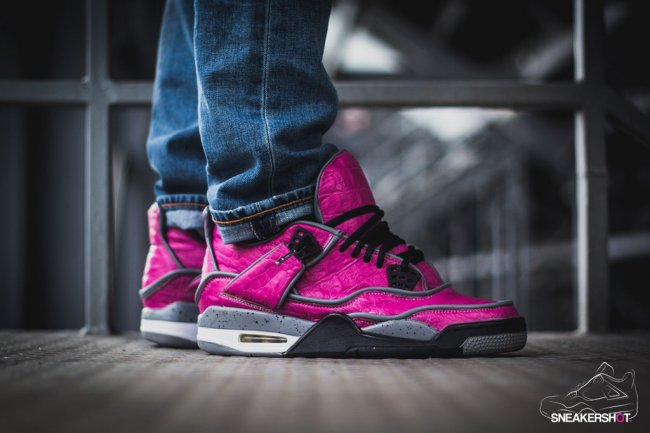 Air,Jordan,4,私人定制“粉红 AJ4 Air Jordan 4 "Pink Dinosaur" 定制鞋款