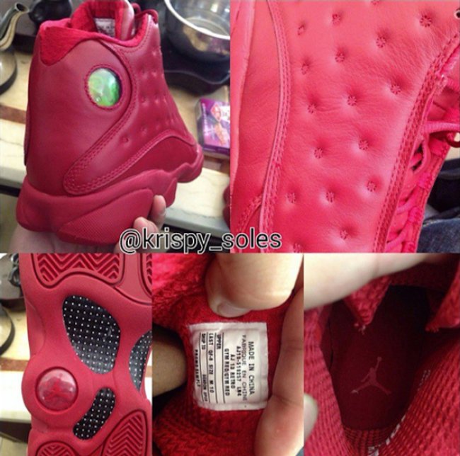 球鞋资讯,球鞋新闻,时尚杂 AJ13 Air Jordan 13 “Gym Red” 全新健身红曝光