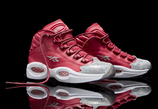 Reebok,Question,Mid,情人节限定  Reebok Question Mid 情人节配色实物图赏