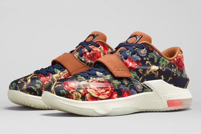 Nike,KD,7,EXT,花卉,官方发布  KD7 EXT Floral QS 花卉配色官方发售信息