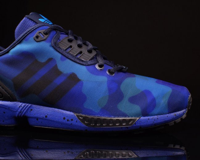 球鞋资讯,球鞋新闻,时尚杂  adidas Originals ZX Flux “Blue Camo” 蓝色迷彩登场