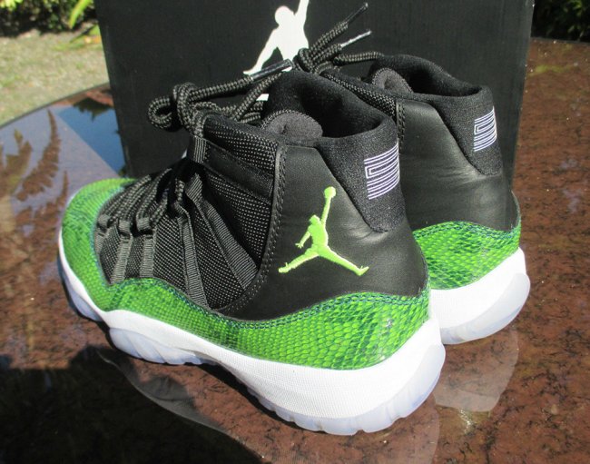 Air,Jordan,11,绿色蛇纹,样品 AJ11 Air Jordan 11 "Snakeskin" 中帮版本样品曝光