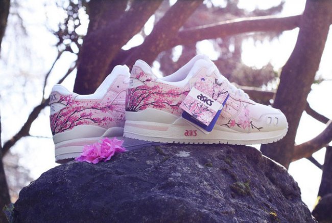 球鞋资讯,球鞋新闻,时尚杂  Asics Gel Lyte 3 “Sakura” 定制鞋款欣赏