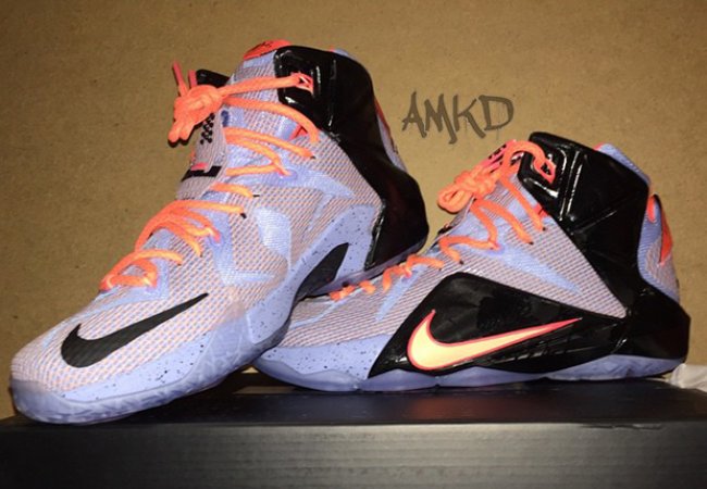 Nike,LeBron,12,复活节,实物曝 684593-488LBJ12 LeBron 12 "Easter" 复活节配色亮相