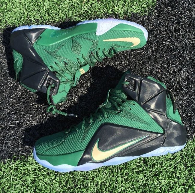 Nike,LeBron,12,SVSM客场PE,实物 LBJ12 LeBron 12 "SVSM Away" 客场配色亮相