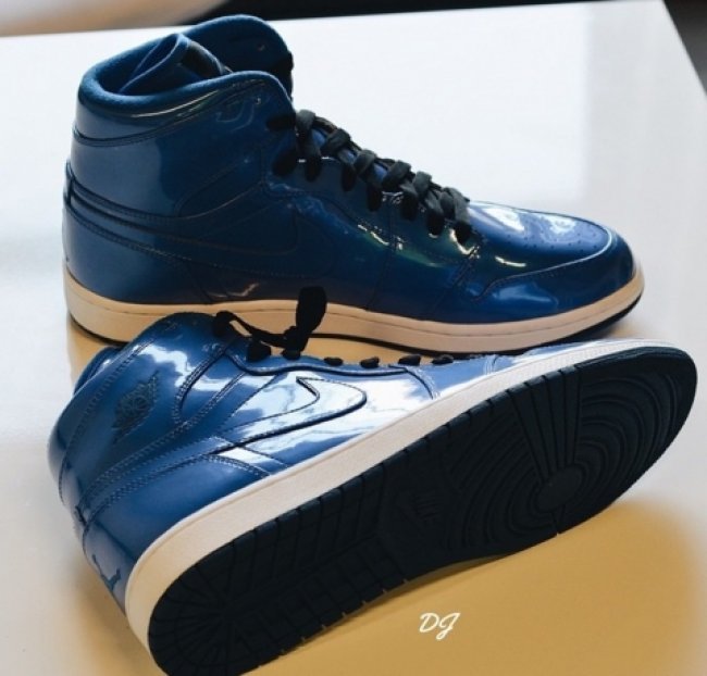 Air,Jordan,1,蓝色漆皮样品 AJ Air Jordan 1 蓝色漆皮样品曝光